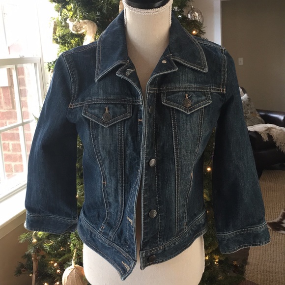LOFT Jackets & Blazers - Crop Denim Jean Jacket - LOFT